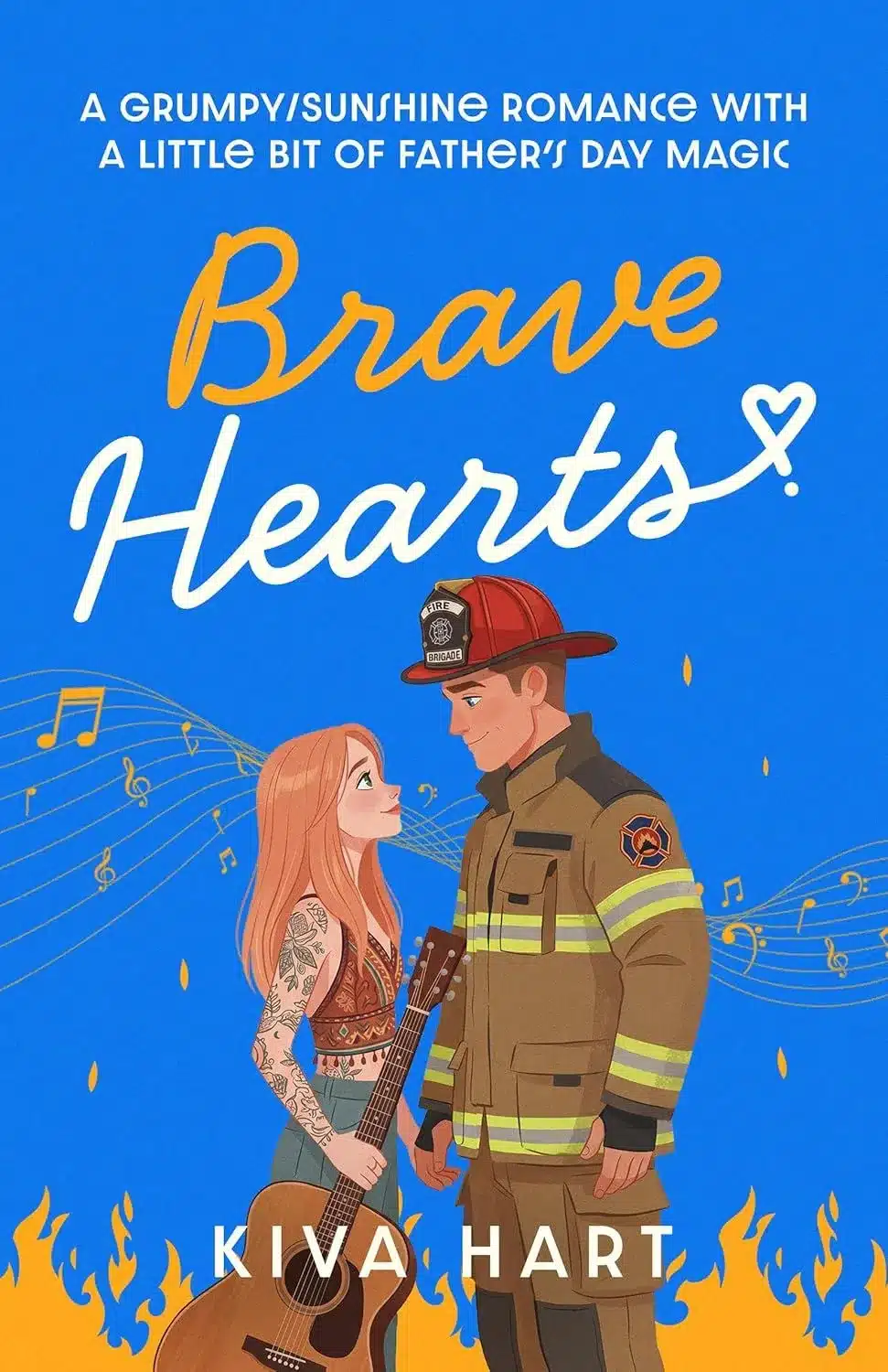 Brave Hearts: A Grumpy/Sunshine Romance With A Little Bit Of Father's Day Magic (The Holiday Hearts Series)